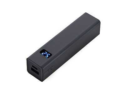 Внешний аккумулятор Rail c дисплеем, 5000 mAh (Чёрный)