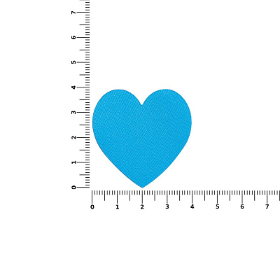 Наклейка тканевая Lunga Cor, M, голубая