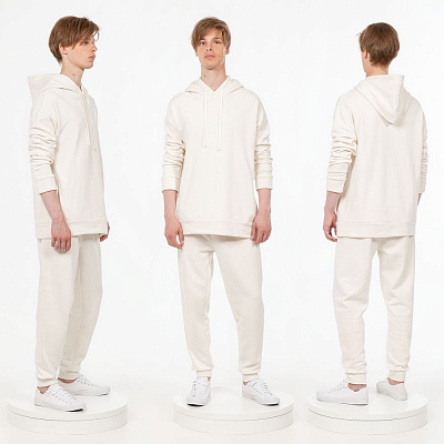 Джоггеры J2, молочно-белые