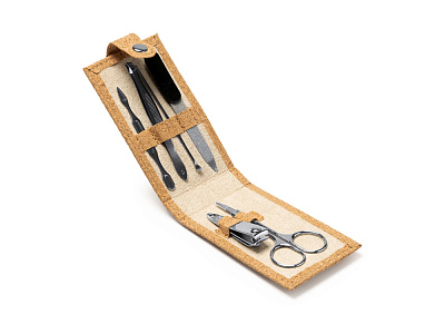 Маникюрный набор PODOX (Серебристый, бежевый)