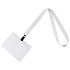 Лента для бейджа Neckband, белая - Фото 2