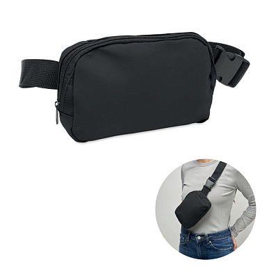 Waist bag in 210D polyester (Чёрный)