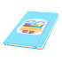 Блокнот A5 Monte в твёрдом переплёте, голубой - Фото 3