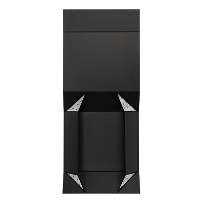 Подарочная коробка-трансформер большая, черная