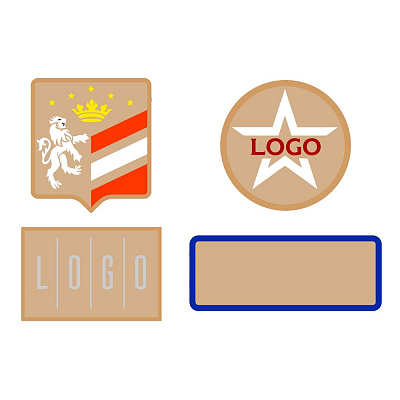 Шеврон из габардина Gabo M  (Бежевый)