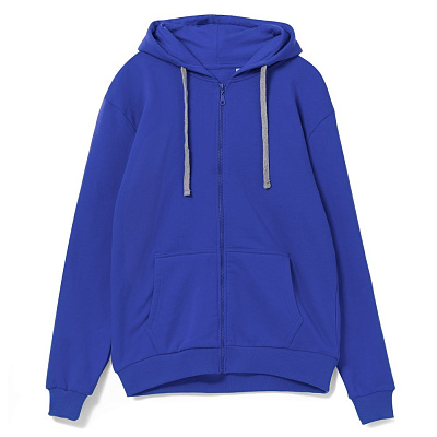 Толстовка на молнии с капюшоном Siverga, зеленая (Синий)