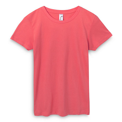 Футболка женская Regent Women, розовая (коралловая) (Розовый)