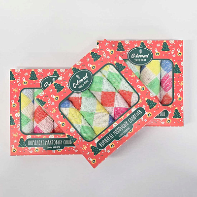 Подарочный комплект махровых хозяйственных салфеток "G-brand" НГ211s