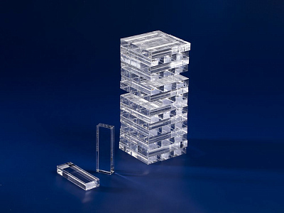 Игра Acrylic Tower, прозрачная (Прозрачный)