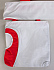 Сумка пляжная "Карибские острова", красная/белая#, белый с красным - Фото 3