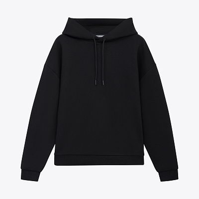 Худи релакс унисекс Баланс (Balance), с начесом, черный, размер 3XL/4XL (Чёрный)