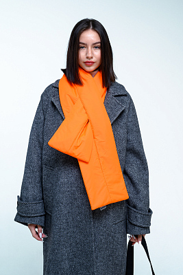 Шарф Bubble, стёганый (оранжевый)