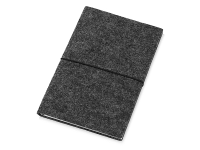 Блокнот из RPET-фетра Felt (Тёмно-серый)