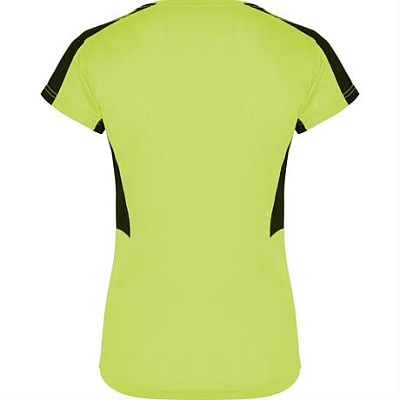 Спортивная футболка SUZUKA женская, ЛАЙМ ЯРКИЙ/ЧЕРНЫЙ 2XL