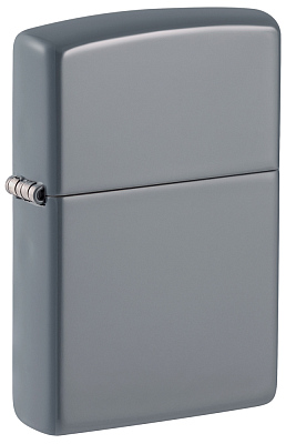 Зажигалка ZIPPO Classic с покрытием Flat Grey, латунь/сталь, серая, глянцевая, 38x13x57 мм (Серый)