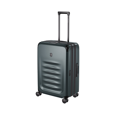 Чемодан VICTORINOX Spectra™ 3.0 Exp. Medium Case, темно-зеленый, поликарбонат Sorplas™, 46x30x69 см, 81 л