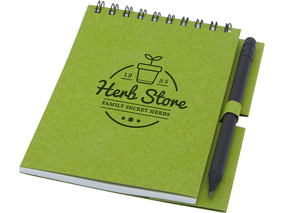 Блокнот A6 Luciano Eco с карандашом