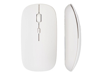 Беспроводная мышь со встроенным аккумулятором Rush, адаптер USB-A (Белый)