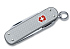 Нож-брелок VICTORINOX Classic Alox, 58 мм, 5 функций, алюминиевая рукоять, серебристый - Фото 2