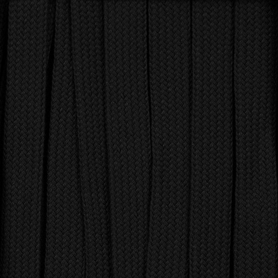 Плоский шнур Cord S, черный, 40 см (Чёрный)