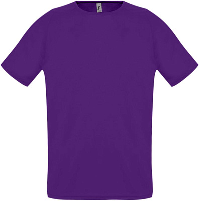 Футболка унисекс Sporty 140 темно-фиолетовая (Фиолетовый)