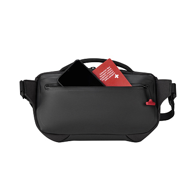 Рюкзак с одним плечевым ремнём VICTORINOX Touring 2.0, черный, полиэстер 600D, 30x11x17 см, 8 л