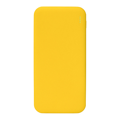 Внешний аккумулятор с подсветкой Люче (Luce) Lemoni 10000 mAh, желтый