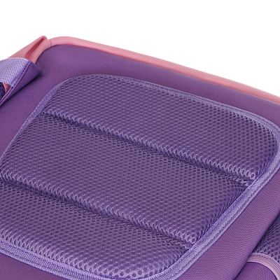 Рюкзак TORBER CLASS X Mini, сиреневый/розовый с орнаментом, полиэстер 900D+Мешок для обуви в подарок