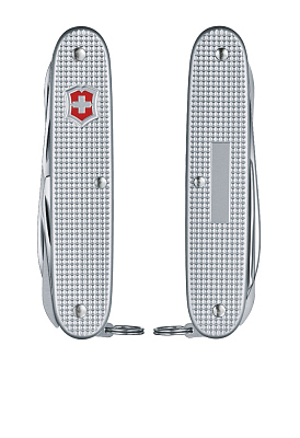 Нож перочинный VICTORINOX Farmer X Alox, 93 мм, 10 функций, алюминиевая рукоять, серебристый
