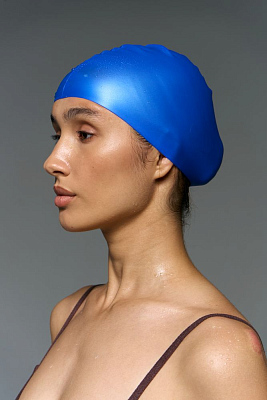 Шапочка для плавания Aquasana, синяя (Синий)