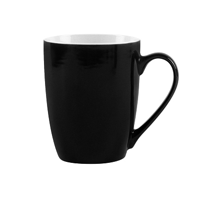 Кружка Elegante, 350мл, черная (Чёрный)