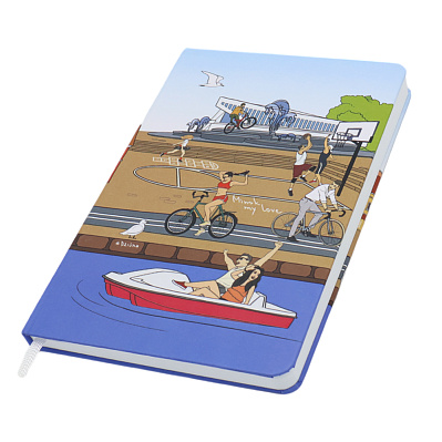 Записная книжка A5 Dziuna Немига в клетку 15 x 21 см (Немига)