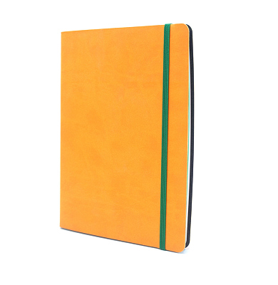 Блокнот (линейка+клетка) BiColor 15,5х21 с резинкой 2659.89 (Желтый)