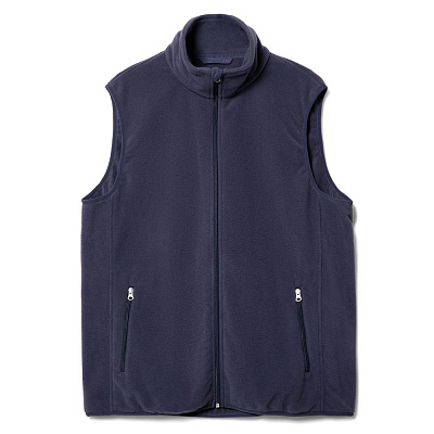 Жилет флисовый унисекс Nesse, темно-синий (Тёмно-синий)