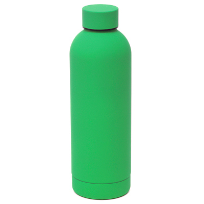 Термобутылка Perfecto софт-тач  (Зеленый)