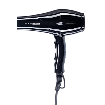 Фен DEWAL BEAUTY Optima Black, черный, 2200 Вт, 1 насадка