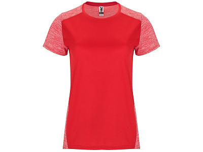 Спортивная футболка Zolder женская (Красный/меланжевый красный)