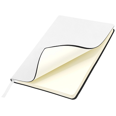 Ежедневник A5 недатированный Simflex в мягком переплёте (Белый) Ежедневник A5 недатированный Simflex в мягком переплёте (Белый)