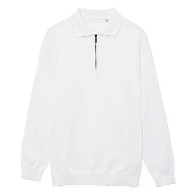 Рубашка поло мужская с длинным рукавом Terrazzo, белая