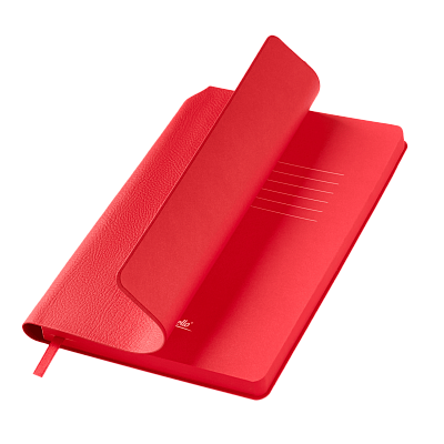 Ежедневник Молто (Molto) недатированный, красный (без упаковки, без стикера) (Красный, бежевый)