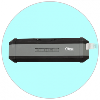 Портативная колонка RITMIX SP-260B, черный