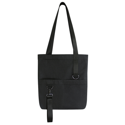 Шоппер Superbag ZIP, с двумя карманами и молнией (черный)