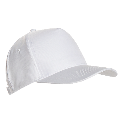 Бейсболка STAN 5 клиньев полиэстер 150, 10P (Белый)