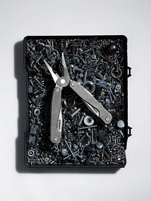 Мультиинструмент Vakwerk, серебристый