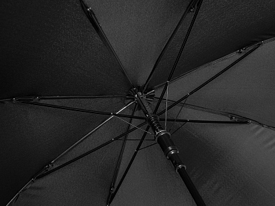 Зонт-трость Reviver с куполом из переработанного пластика