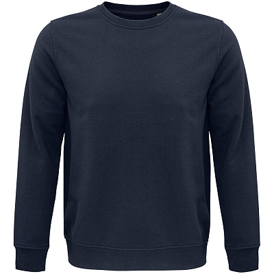 Свитшот унисекс Comet, белый (Тёмно-синий)