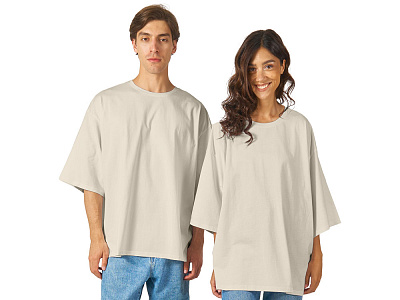 Футболка оверсайз Berlin унисекс (Бежевый)