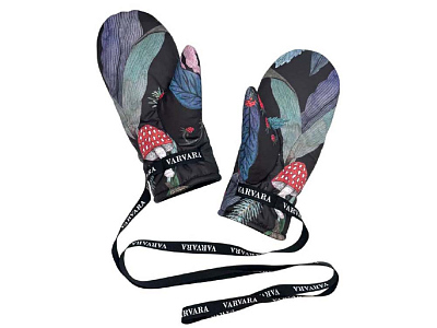 Варежки Зайцы (Мультиколор)