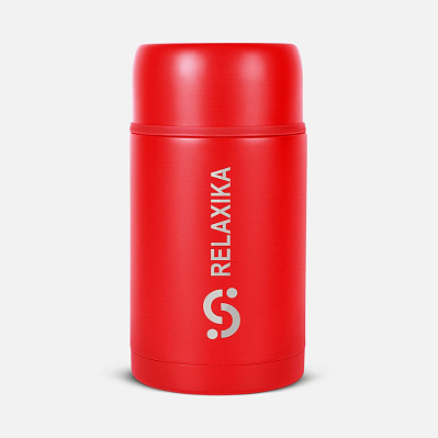 Термос для еды Relaxika 1000  (Красный)