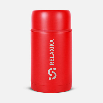 Термос для еды Relaxika 1000  (Красный)